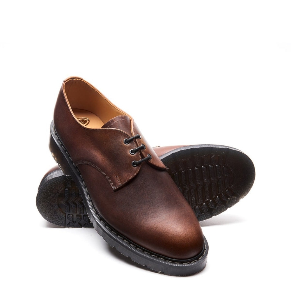Solovair Gibson Shoe - Nut Brown Grain - NWB